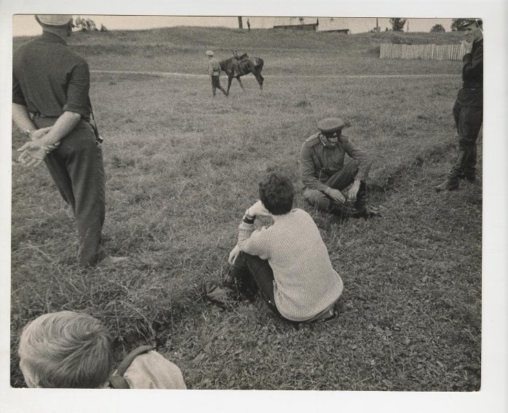 На съемках фильма «Звезды и солдаты», июнь 1967, г. Кострома