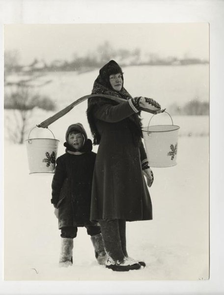 «Помощник», 1979 год. Выставка «Зимние портреты» с этой фотографией.