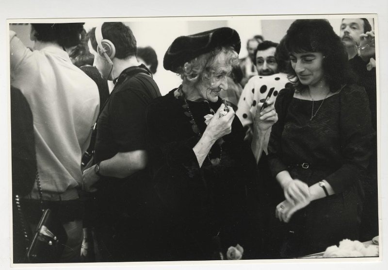 Актриса Мария Капнист, 1989 год, г. Калинин. Выставка «Избранное из избранного» с этой фотографией.
