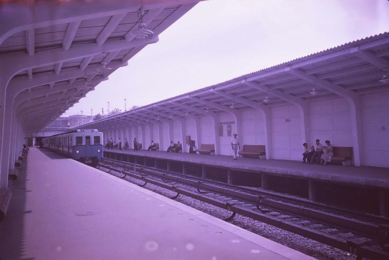 Платформы станции «Фили» Московского метрополитена, 1960-е, г. Москва