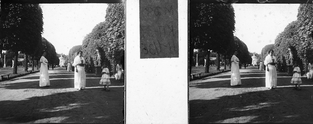 В парке, 1910-е, Московская губ., Московский у., усадьба Кусково