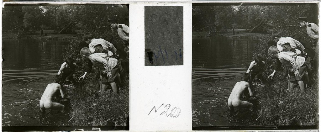 Дети на пруду, 1910-е