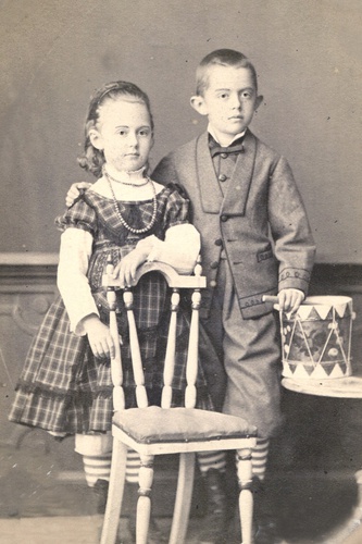 Детская фотография Берты и Альфонса Вормс, 1872 - 1874, г. Тула
