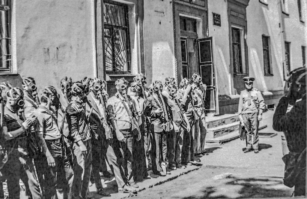 Фото "Урок Начальной военной подготовки. Куйбышевский металлургический ...