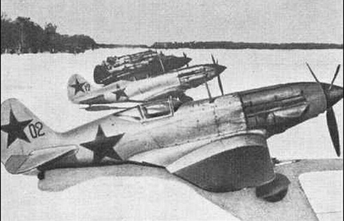 МиГи-3 на Подмосковном аэродроме, 1941 год, Московская обл.
