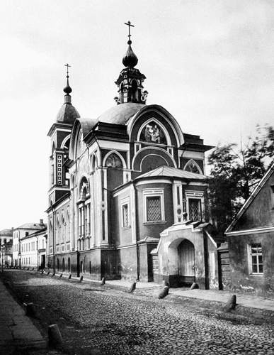Московское Зарядье. Церковь Николы Мокрого, 1882 - 1883, г. Москва