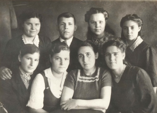Совместное портретное фото, 1944 год, Свердловская обл., Бисертский р-н, с. Бисерть