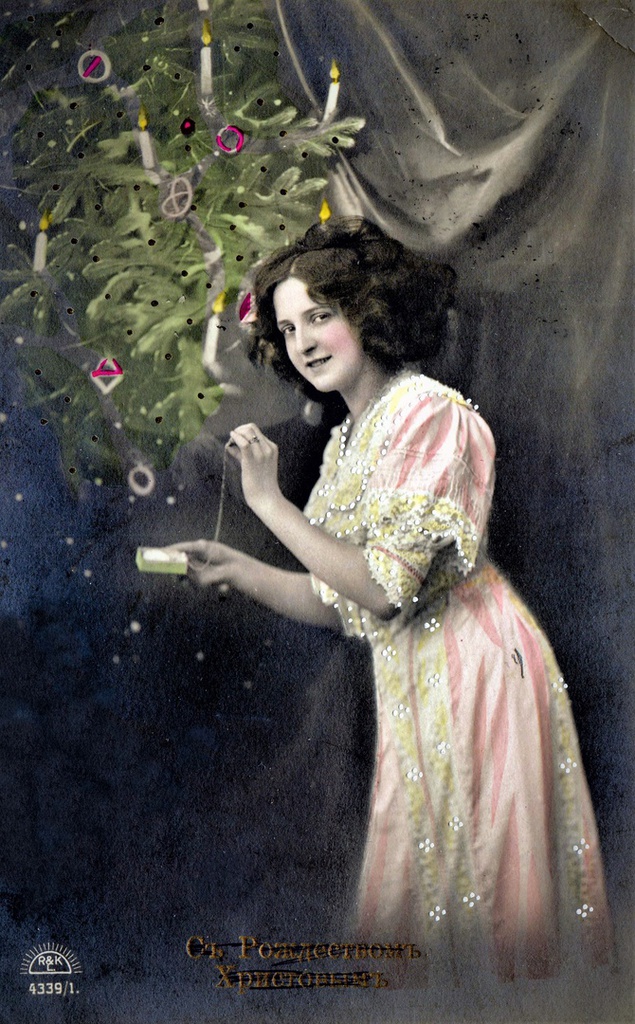 С Рождеством Христовым!, 1914 - 1917. Выставка «Рождественская открытка 100 лет назад» с этой фотографией.