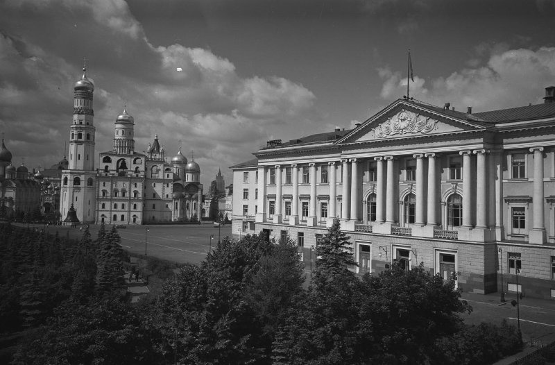 Московский Кремль. 14-й корпус Кремля (здание Президиума Верховного Совета СССР), 1960-е, г. Москва