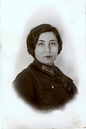 Сотрудница Тбилисского военкомата Тамара Александровна Качибая, 1940 - 1942, Грузинская ССР, г. Тбилиси