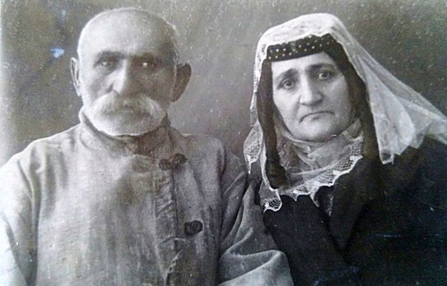 Артем и Екатерина Папиевы (Папашвили), 1935 год, Грузинская ССР, г. Кутаиси