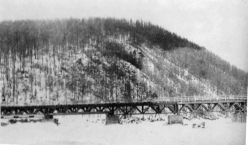 БАМ. Железнодорожный мост через реку Могот, 1975 год, Амурская обл., Тындинский р-н