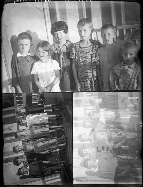 Групповые портреты детей. Среди детей – Берта Раутенштейн (дочь И. И. Раутенштейна), 1920-е, г. Москва. Из архива семьи Раутенштейнов.&nbsp;