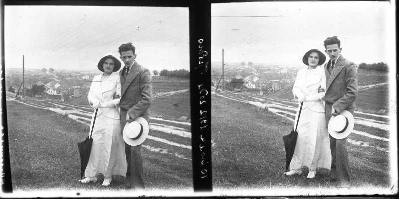 Илья Исаакович Раутенштейн с супругой, Юлией Юльевной, 1912 год, г. Гродно. Из архива семьи Раутенштейнов.
