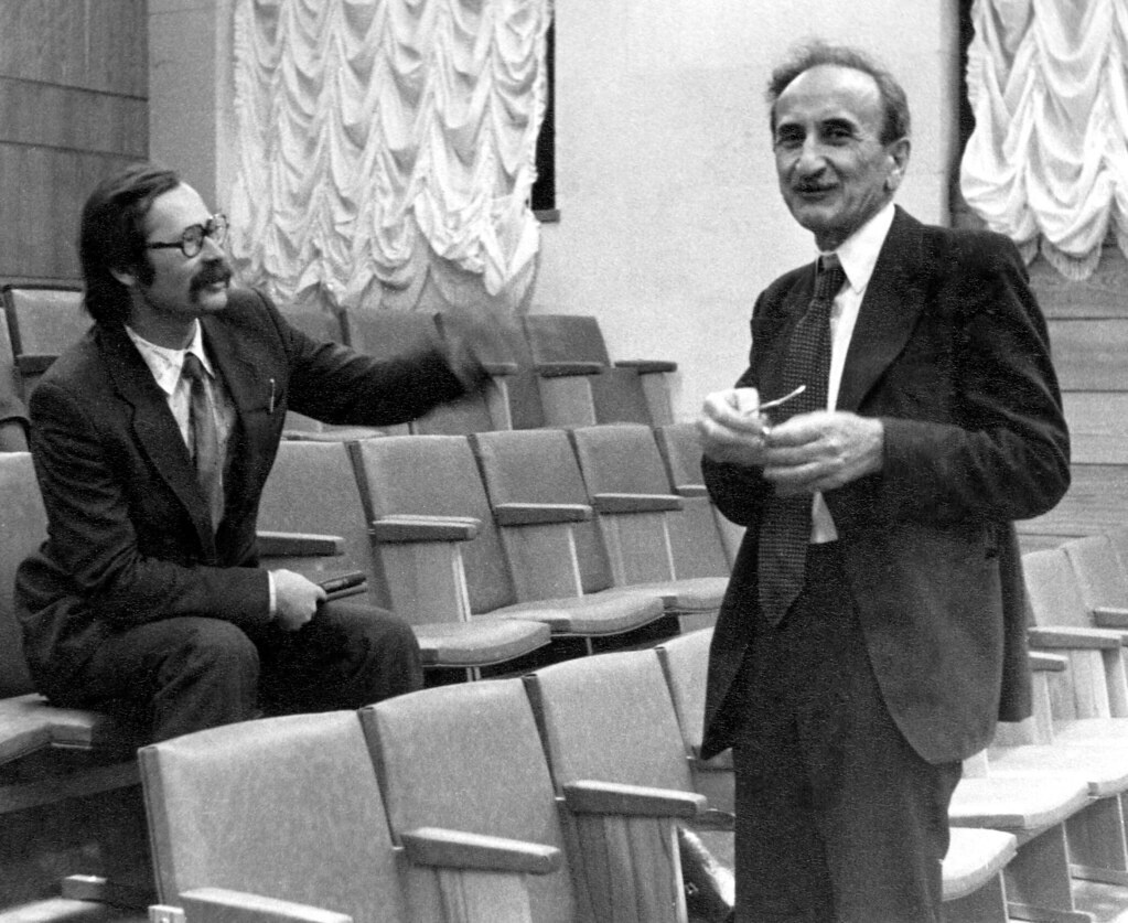 Фото "А. А. Алексеев и Дмитрий Павлович Найдин на защите дисертации С ...
