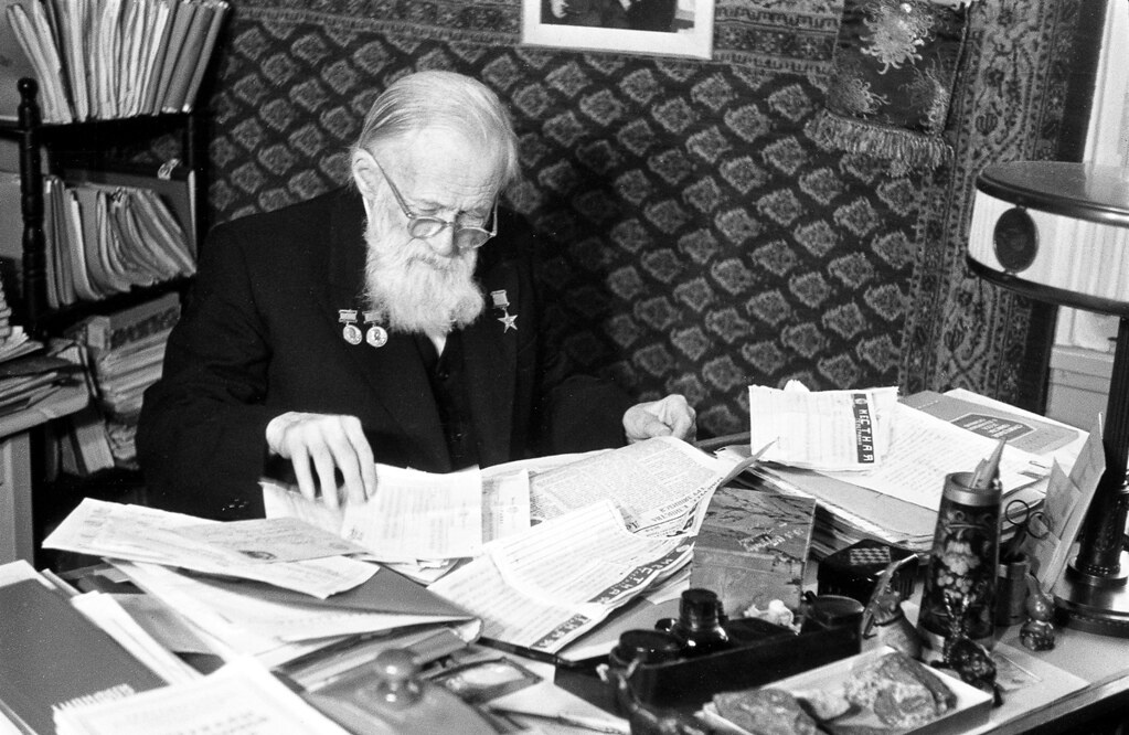 Фото "Владимир Афанасьевич Обручев", 1953 год - История России в ...