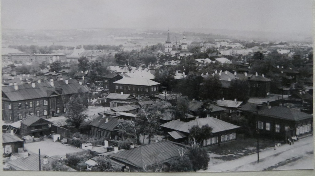 Панорама города Иркутска, 1953 год, г. Иркутск