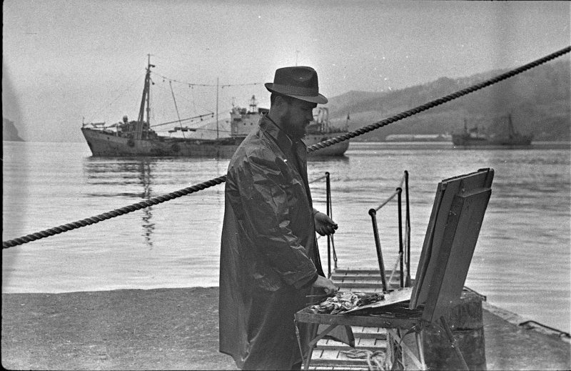 Московский художник Олег Николаевич Лошаков, 1972 год, Сахалинская обл.