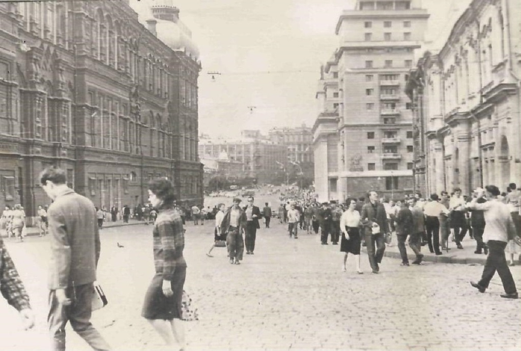 Проезд Воскресенские Ворота, 15 июня 1964, г. Москва. 