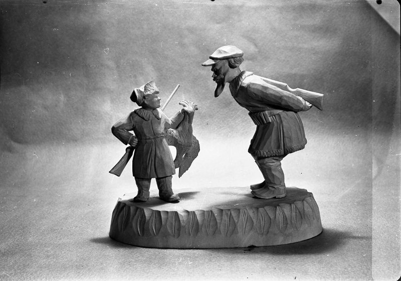 Фото "Богородская игрушка «Охотники»", 1960-е - История России в ...