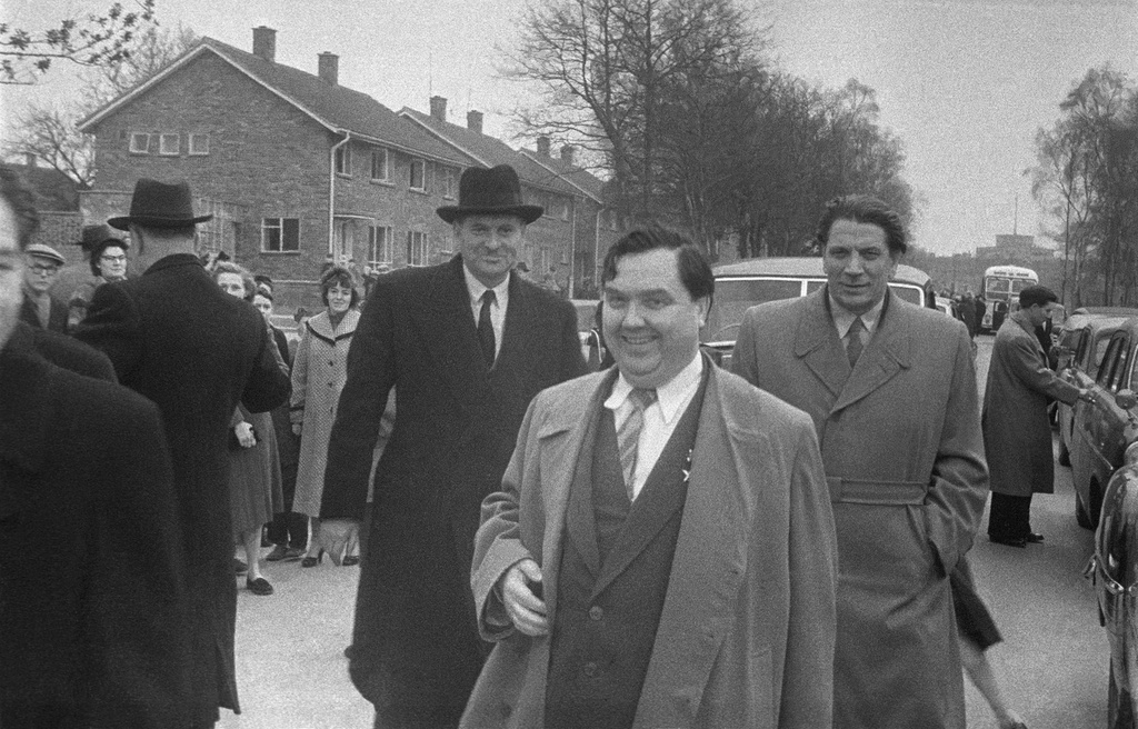 Георгий Маленков во время визита в Лондон, 1956 год, Великобритания, г. Лондон. 