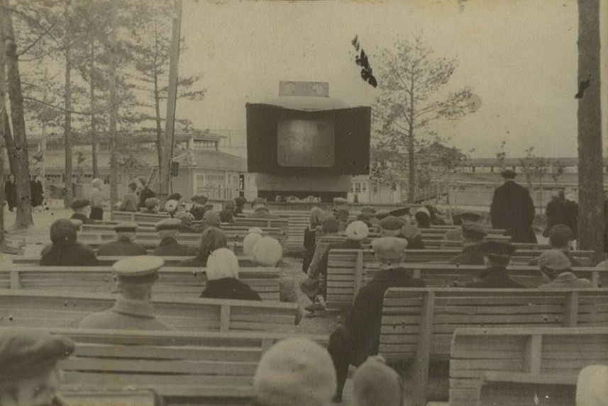 Кинотеатр ВСХВ, 1939 - 1941, г. Москва. Из фотоальбома, посвященного ВСХВ.