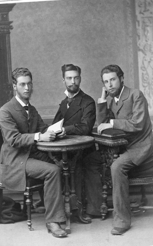 Братья Николай Андреевич и Владимир Андреевич Самгины, 1880 - 1890, Москва
