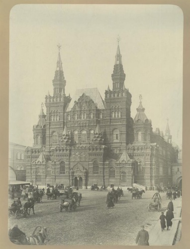 Исторический музей. Общий вид здания со стороны Красной площади, 1887 - 1889, г. Москва