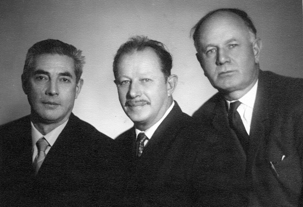 Фото "Коля Пегов, Всеволод Вахрамеев, Борис Красильников", 1950-е ...