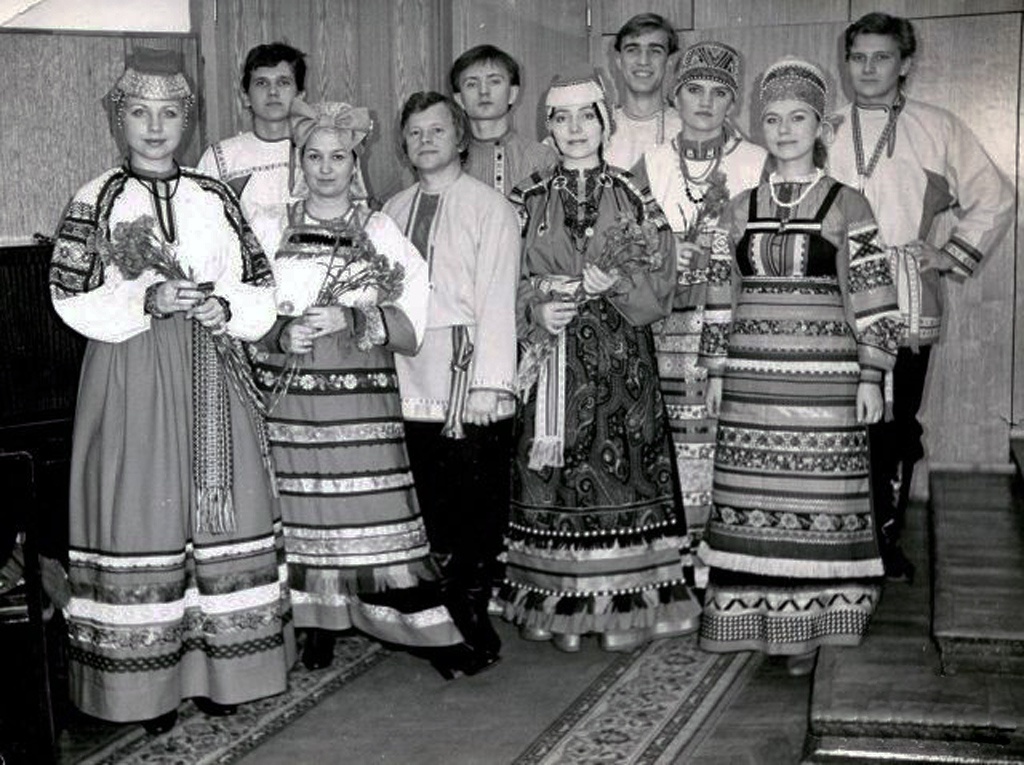 Фольклорный ансамбль «МОСКОВИЯ», 1989 год, г. Москва