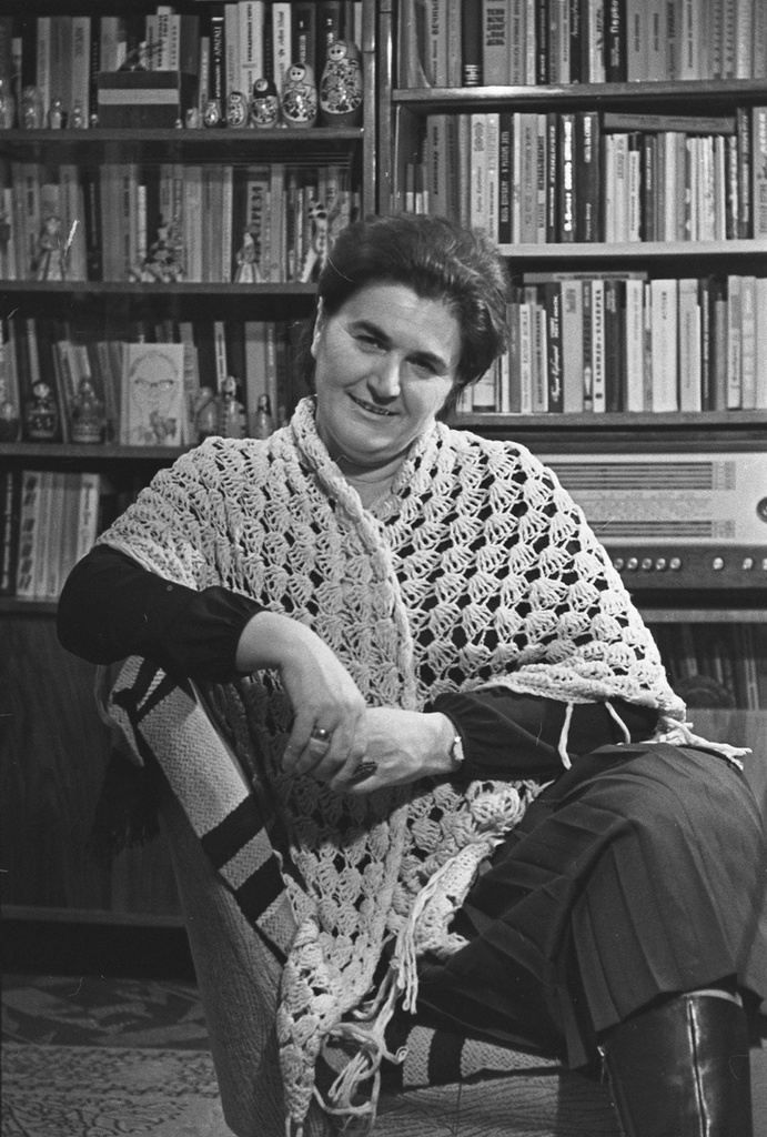 Фото \"Писательница Нелли Тарба\", 25 февраля 1982 - История России в ...