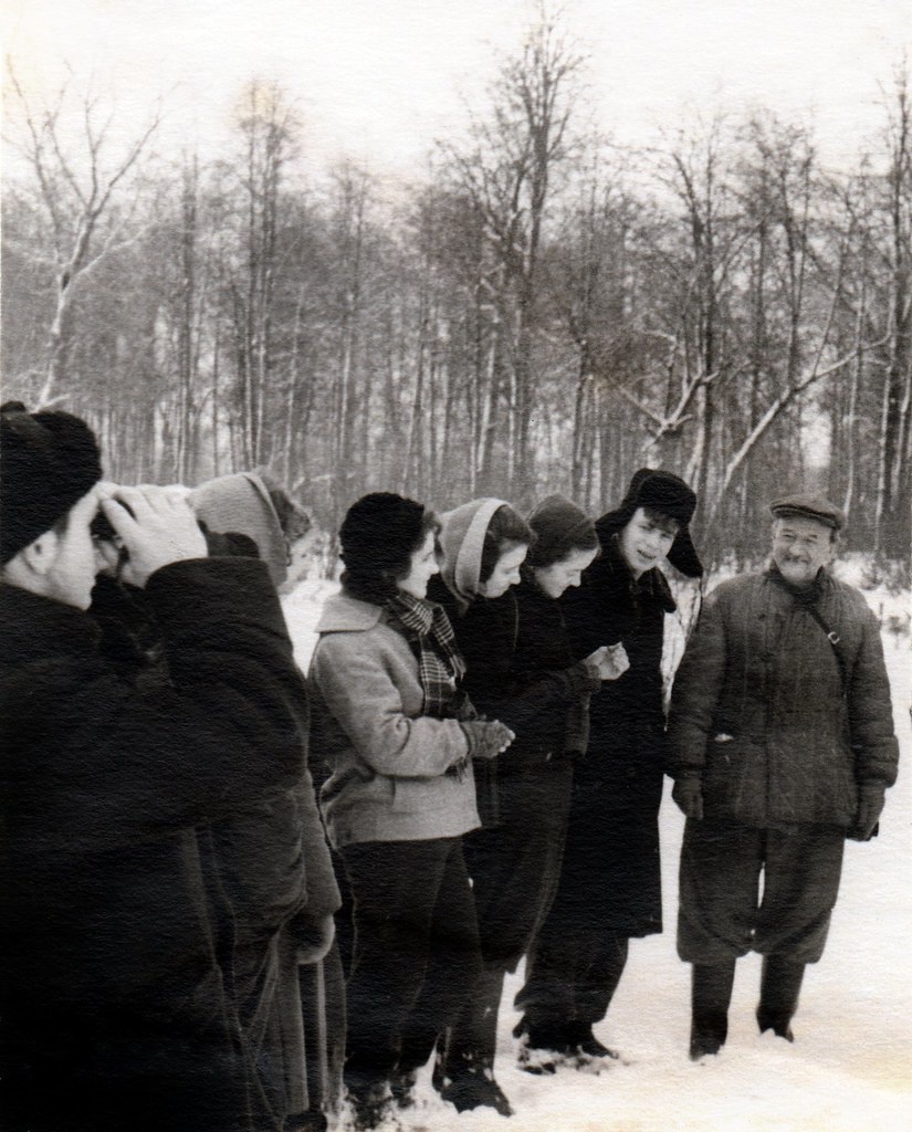 Всероссийское общество охраны природы (ВООП), 1957 - 1959. Присутствуют: Петр Второв, Николай Дроздов, Роман Злотин.