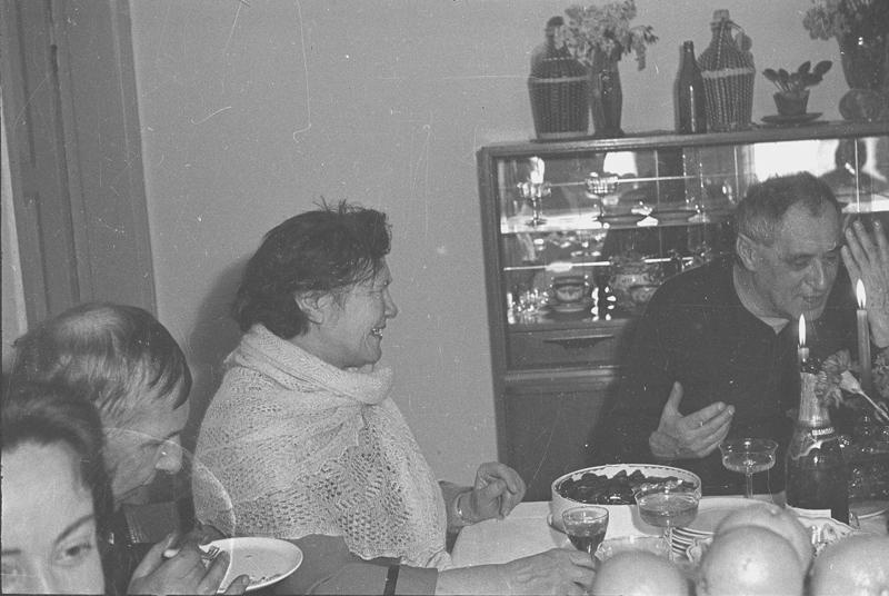 Мария Прилежаева и Валентин Катаев, январь - февраль 1967, Московская обл., пос. Переделкино. 