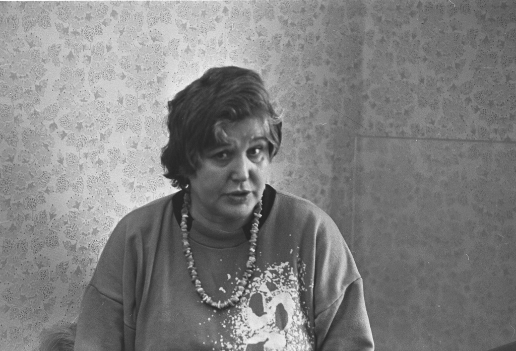 Фото "Писательница Ида Сухарь", 29 апреля 1992 - История России в ...