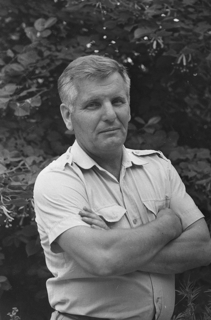 Фото "Писатель Юрий Пшонкин", 5 июля 1991 - История России в фотографиях