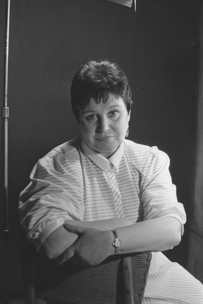 Фото "Писательница Ида Сухарь", 17 июля 1992 - История России в фотографиях