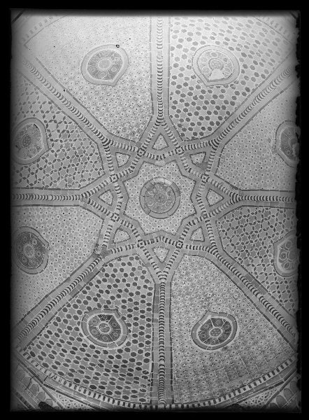 Ансамбль мавзолеев Шахи-Зинда. Мозаичный купол мавзолея Шади-Мульк-ака, 1926 - 1935, Узбекская ССР, г. Самарканд