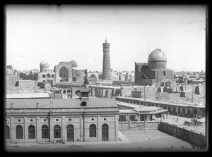 Панорама города. Мечеть Калян и медресе Мири Араб, 1926 - 1935, Узбекская ССР, г. Бухара