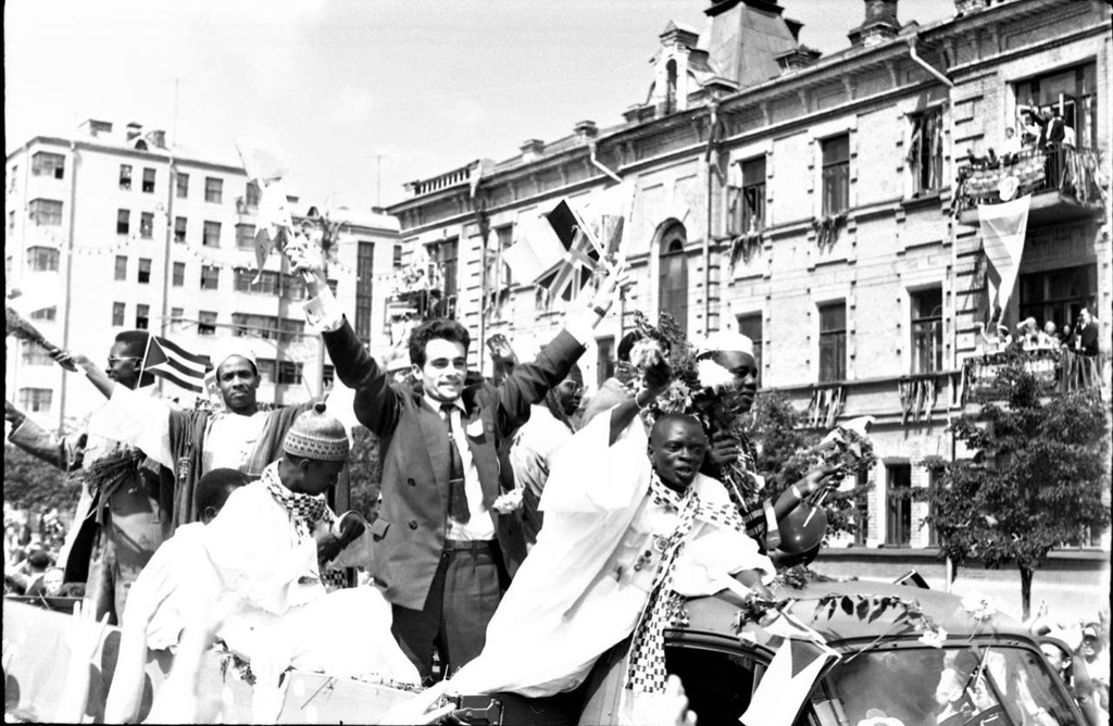 Фото "VI Всемирный фестиваль молодежи и студентов в Москве", 28 июля ...