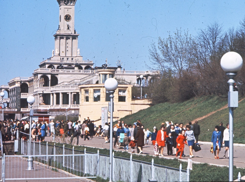 На Северном речном вокзале, 1973 год, г. Москва