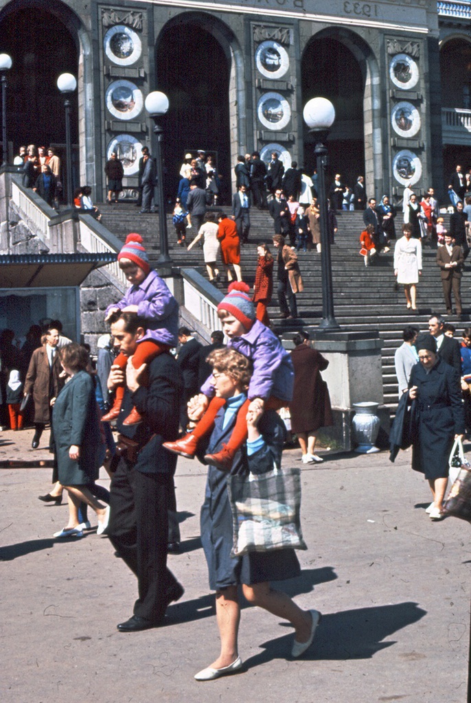 На Северном речном вокзале, 1973 год, г. Москва
