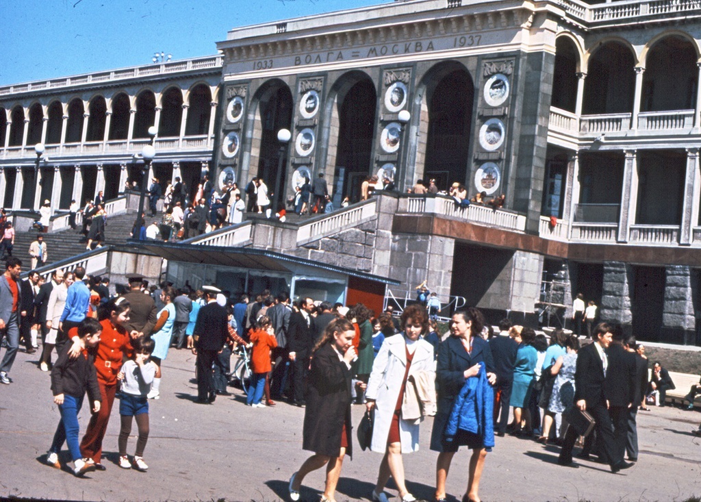 На Северном речном вокзале, 1973 год, г. Москва