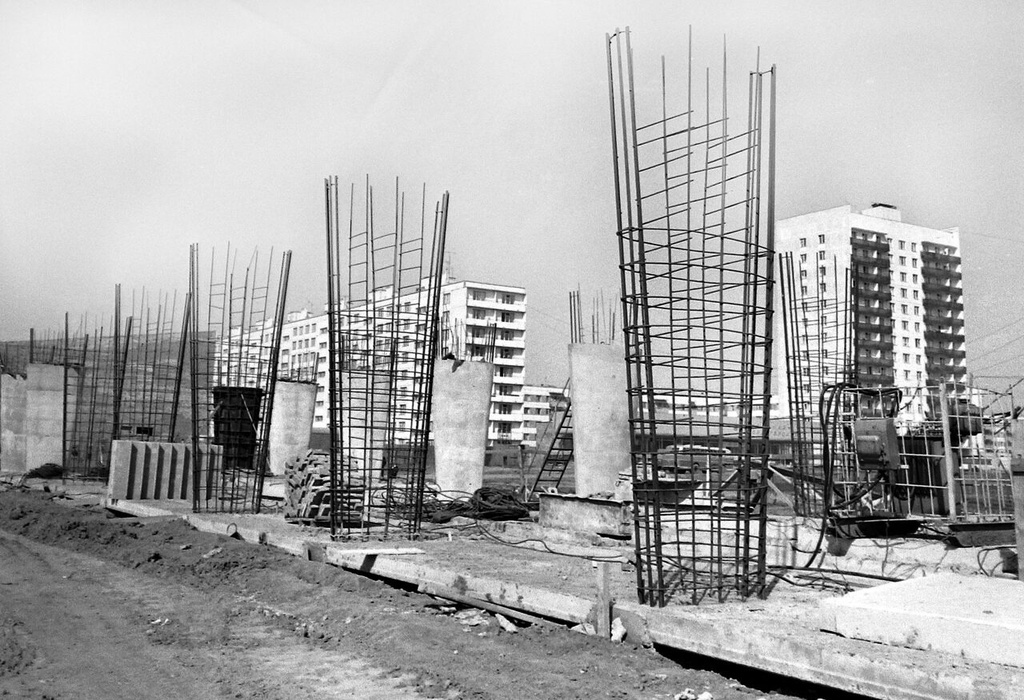 Фото "Новый город. Строится дом 2/07", 1977 год, Республика Татарстан ...