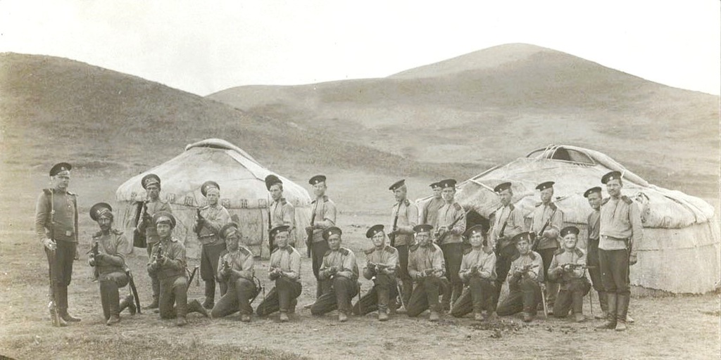 Фото "Семиречье. Пограничный пост на российско-китайской границе", 1915 ...