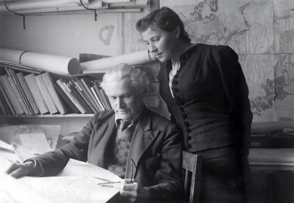 Полярник, арктический исследователь, геолог Павел Виттенбург в Карело-финском университете, 1946 год, Коми АССР, г. Сыктывкар. Ныне&nbsp;Петрозаводский государственный университет.