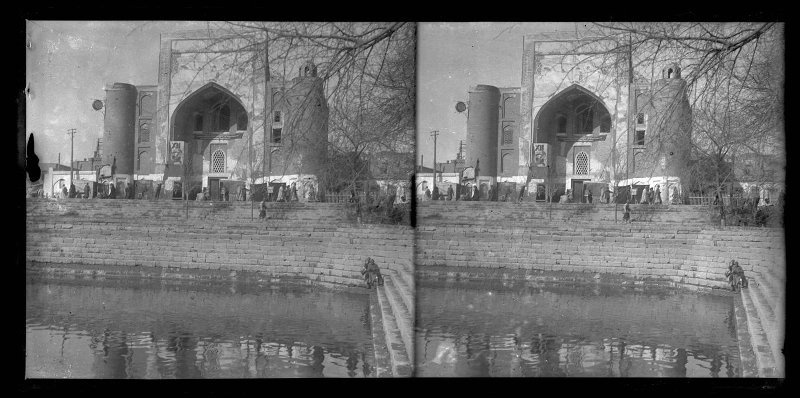 Фото "Ансамбль Ляби-хауз, ханака Диван-Беги", 1929 год, Узбекская ССР ...
