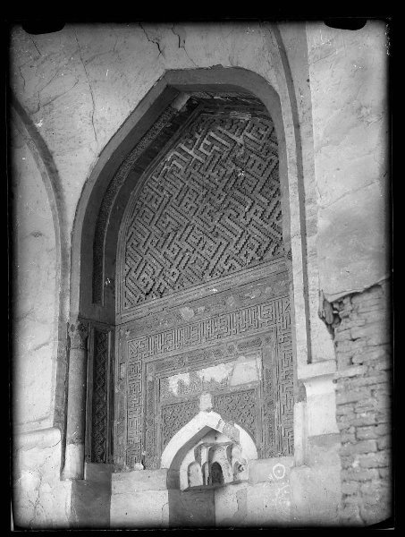 Фото "Фрагмент западной стены мечети Намазгох", 1926 - 1935, Узбекская ...