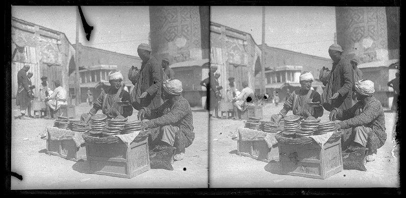 Торговцы лепешками, 1926 - 1935, Узбекская ССР, г. Самарканд