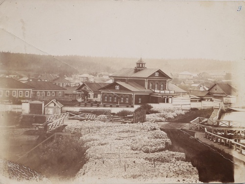 Здание Кувинской заводской конторы, 1890 год, Пермская губ., с. Кува