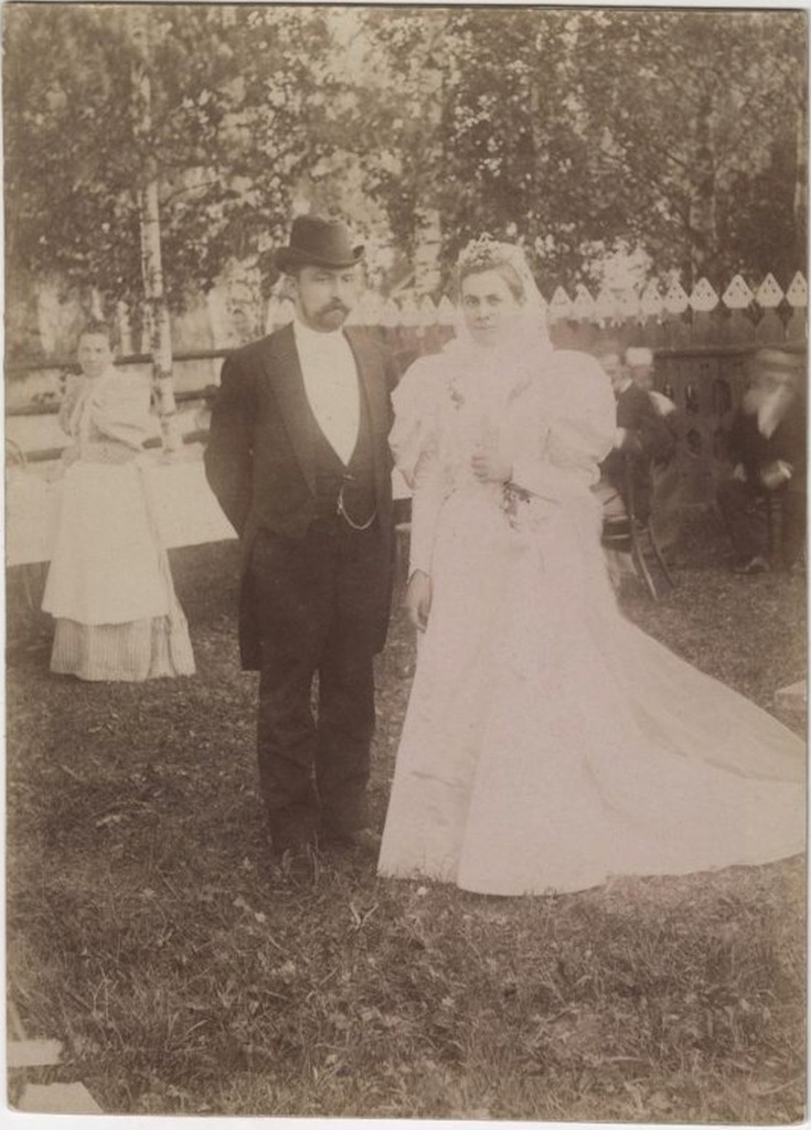 Портрет молодоженов, 1895 - 1900